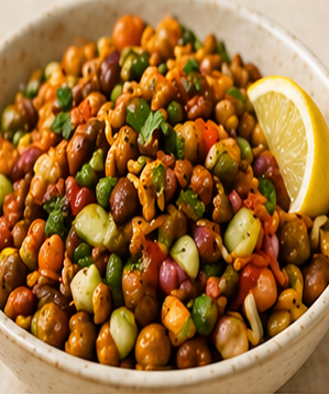 Roasted Chana Chaat